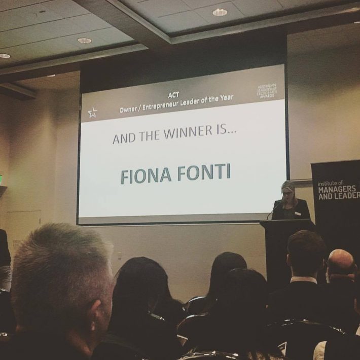 Owner/ Entrepreneur Leader of the Year! – Fiona Fonti