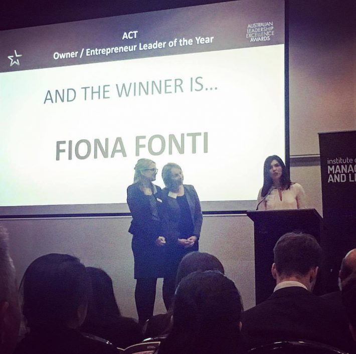 Owner/ Entrepreneur Leader of the Year! – Fiona Fonti